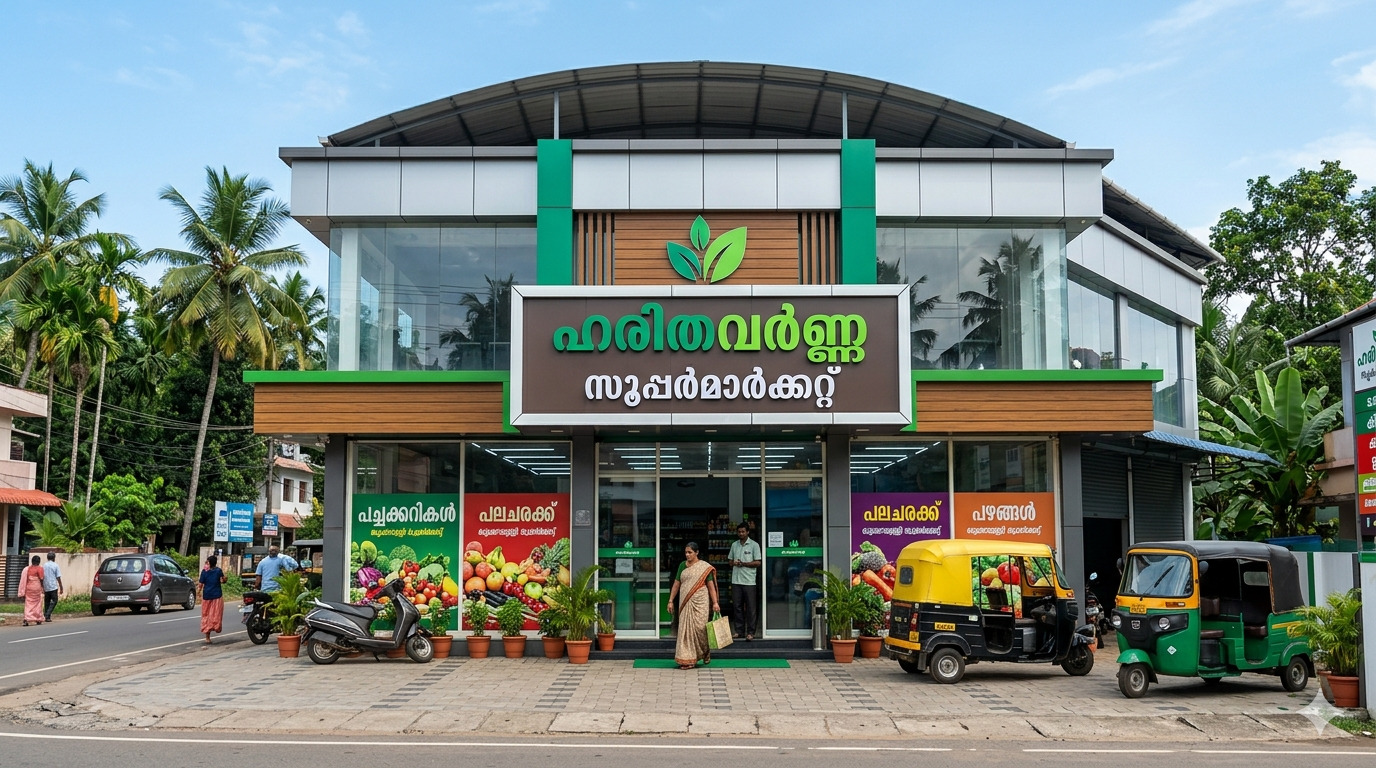Harithavarnna Super Market Project